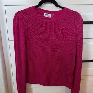 27 Miles Malibu Vibrant Pink Sweater